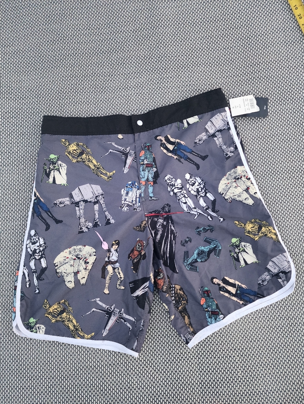 STAR WARS MENS SWIM TRUNKS SZ XL